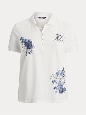 Lauren Ralph Lauren | Women's Patchwork Piqué Polo Shirt